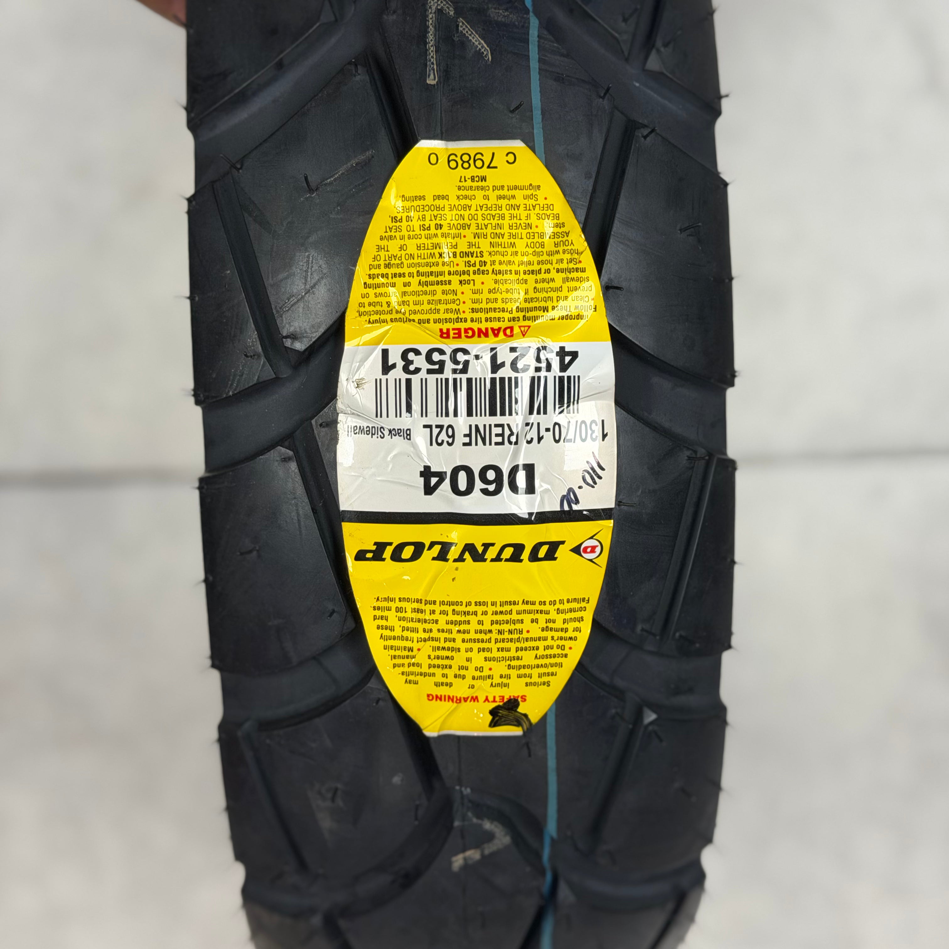 Goma DUNLOP 130-70-12